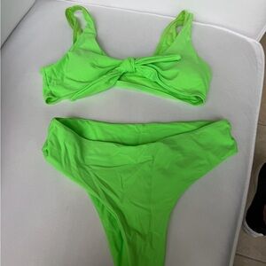 SHEIN Neon Green Bikini Set